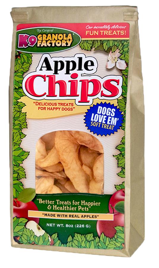 K9 Granola Factory Natural Chips - Apple 8oz Bag