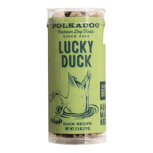 PolkaDog Lucky Duck Bites Dog Treats 2oz Tube