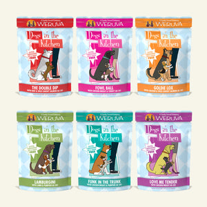 Dogs in the Kitchen Wet Dog Food Pooch Pouch Party Variety Pack 2.8oz Pouch (12pk)