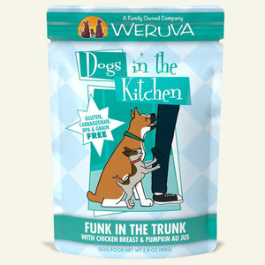 Dogs in the Kitchen Wet Dog Food Funk in the Trunk 2.8oz Pouch Single