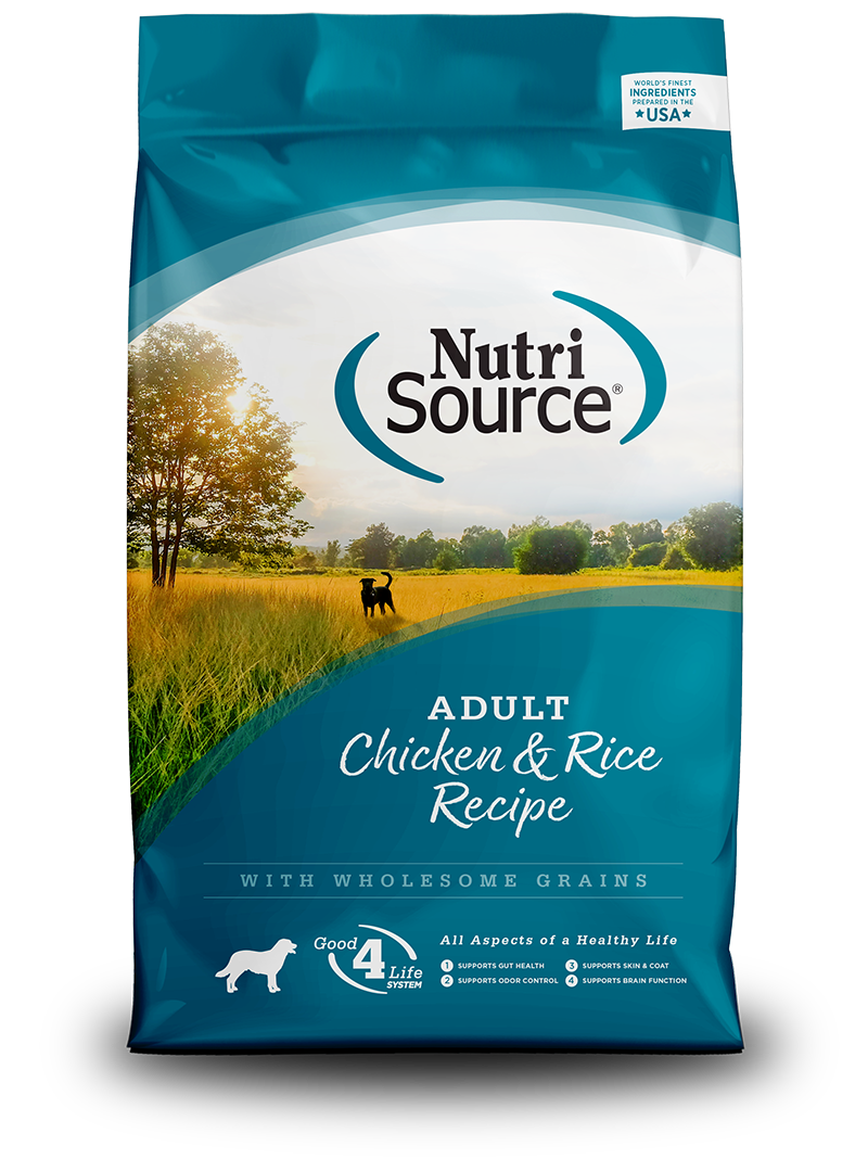 NutriSource Dry Dog Food Adult Chicken & Rice Recipe