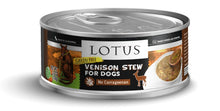 Load image into Gallery viewer, Lotus Wet Dog Food Stews - Venison Recipe