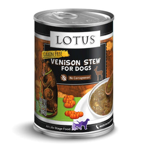 Lotus Wet Dog Food Stews - Venison Recipe