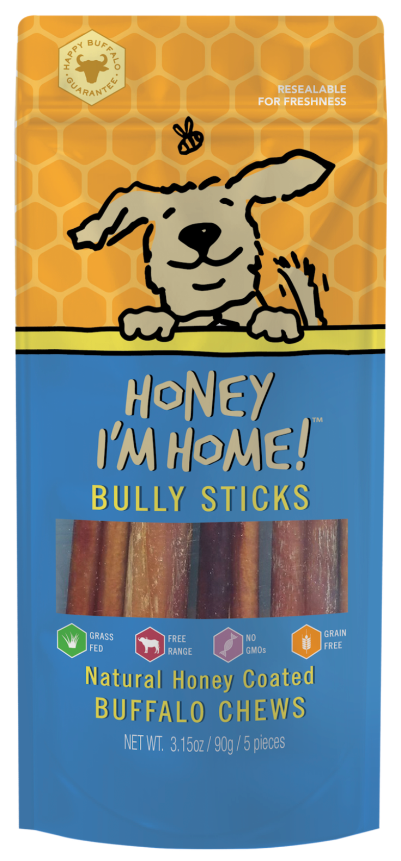 Honey I'm Home! Buffalo Bully Sticks 6