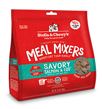 Stella & Chewy's Freeze-Dried Raw Dog Food Meal Mixer Savory Salmon & Cod