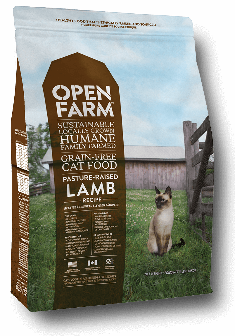 Open Farm Dry Cat Food Grain-Free Pasture-Raised Lamb Recipe
