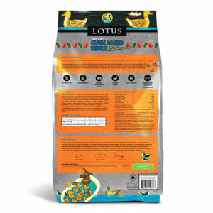 Lotus Dry Dog Food Oven-Baked Grain-Free Duck & Cassava Recipe - Small Bites