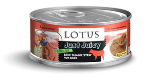Lotus Wet Dog Food Just Juicy Stews - Beef Shank