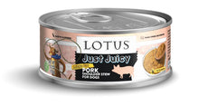 Load image into Gallery viewer, Lotus Wet Dog Food Just Juicy Stews - Pork Shoulder