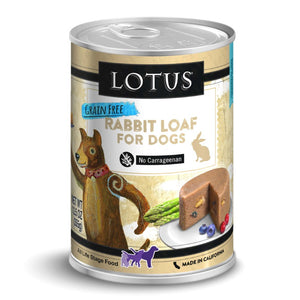 Lotus Wet Dog Food Loaf - Rabbit Recipe