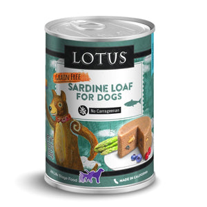 Lotus Wet Dog Food Loaf - Sardine Recipe
