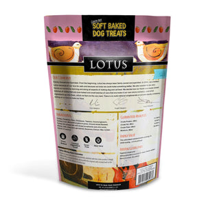 Lotus Soft Baked Dog Treats - Turkey Recipe 10oz Bag