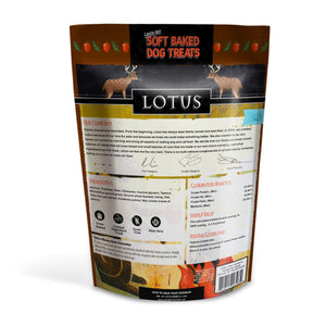 Lotus Soft Baked Dog Treats - Venison Recipe 10oz Bag