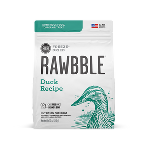 Bixbi RAWBBLE® Freeze-Dried Dog Food Duck Recipe