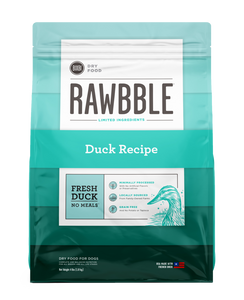Bixbi RAWBBLE® Dry Dog Food Duck Recipe