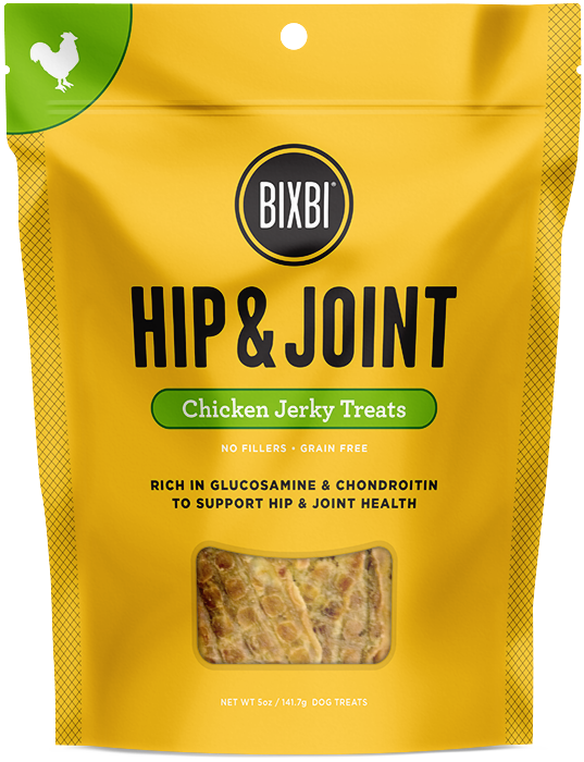 Bixbi Jerky Dog Treats Hip & Joint Chicken