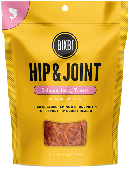 Bixbi Jerky Dog Treats Hip & Joint Salmon
