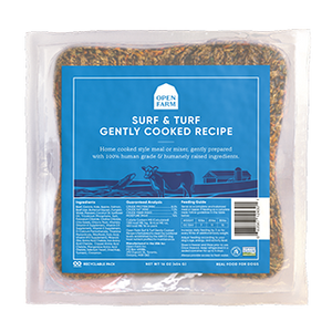 Open Farm Frozen Gently Cooked Dog Food Surf & Turf