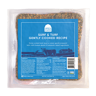 Open Farm Frozen Gently Cooked Dog Food Surf & Turf