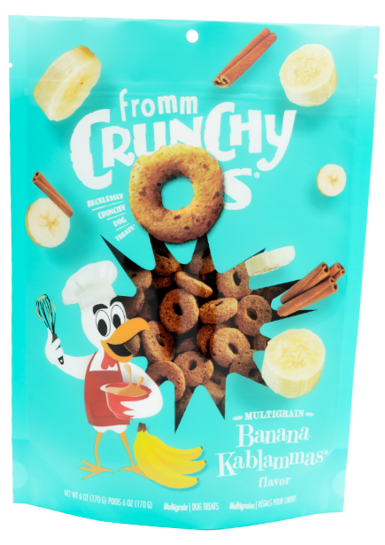 Fromm Dog Biscuits Crunchy O's Banana Kablammas™ 6oz Bag