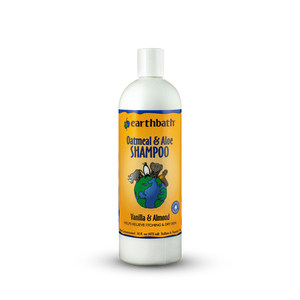 Earthbath Dog Shampoo - Oatmeal & Aloe Vanilla & Almond - 16oz Bottle