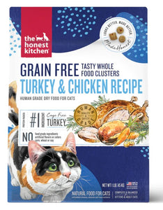 The Honest Kitchen Cat Clusters  - Grain Free Turkey & Chicken Recipe