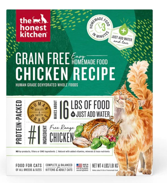 The Honest Kitchen Dehydrated Cat Food Grain-Free Chicken Recipe