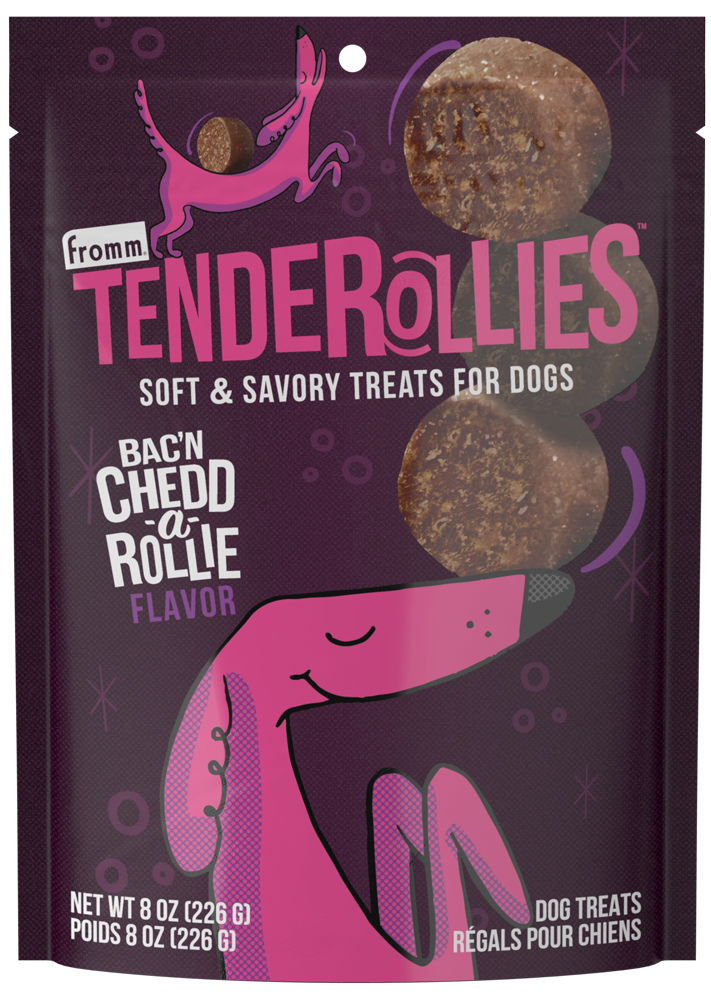 Fromm Dog Treats Tenderollies Bac'n Chedd-a-Rollie Flavor 8oz Bag