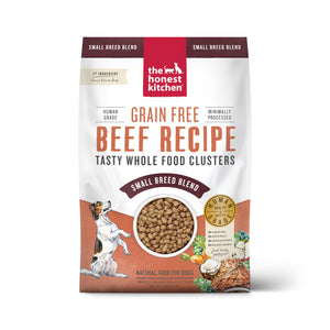 The Honest Kitchen Dry Dog Food Clusters Grain-Free Small Breed Beef Recipe