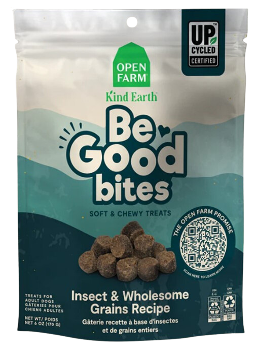 Open Farm Be Good Bites Insect & Wholesome Grain 6oz Bag