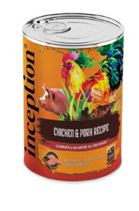 Inception Wet Dog Food Chicken & Pork Recipe 13oz Can