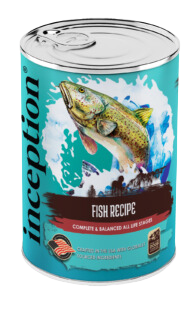 Inception Wet Dog Food Fish Recipe 13oz Can
