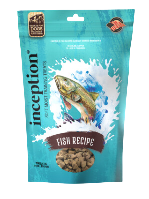 Inception Soft Moist Training Treats Fish Recipe 4oz Bag