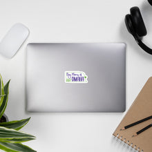 Load image into Gallery viewer, Dog Moms of Omaha Sticker Green &amp; Purple