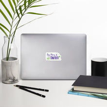 Load image into Gallery viewer, Dog Moms of Omaha Sticker Green &amp; Purple